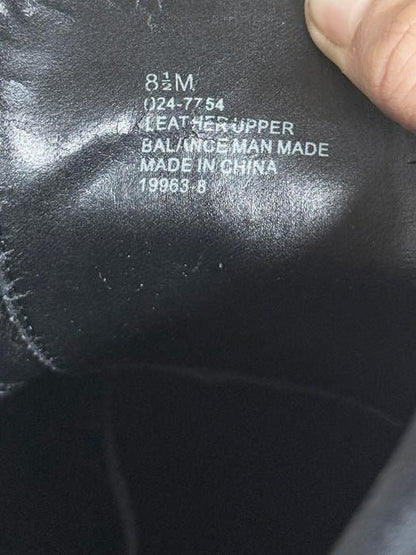 vintage st johns bay leather square toe collared lace up boots - good market thrift store