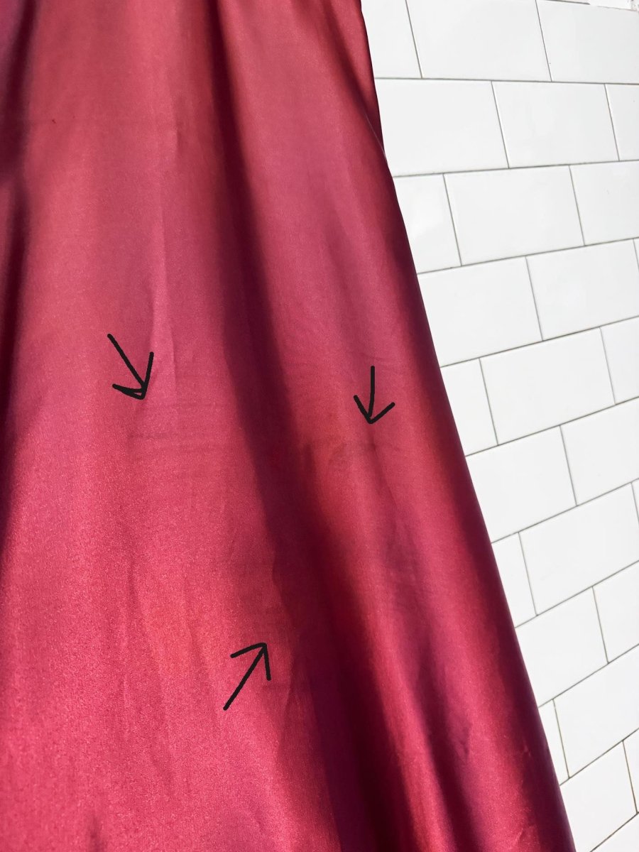 vintage st michael lace trim satin maxi slip dress - good market thrift store