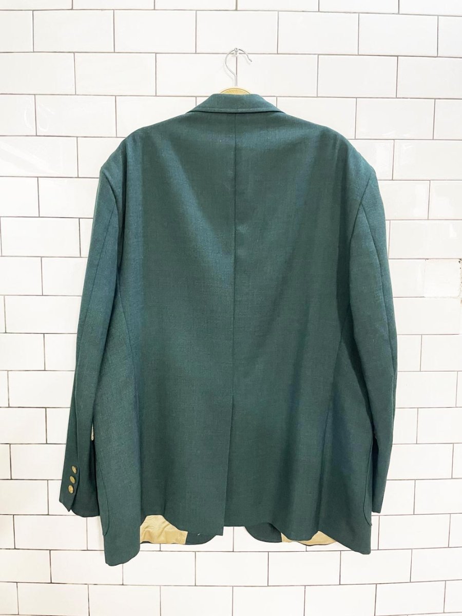 vintage stafford wool - blend crest - button blazer | made in USA - good market thrift store