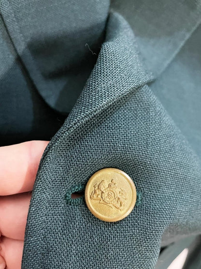 vintage stafford wool - blend crest - button blazer | made in USA - good market thrift store