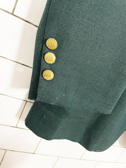 vintage stafford wool - blend crest - button blazer | made in USA - good market thrift store