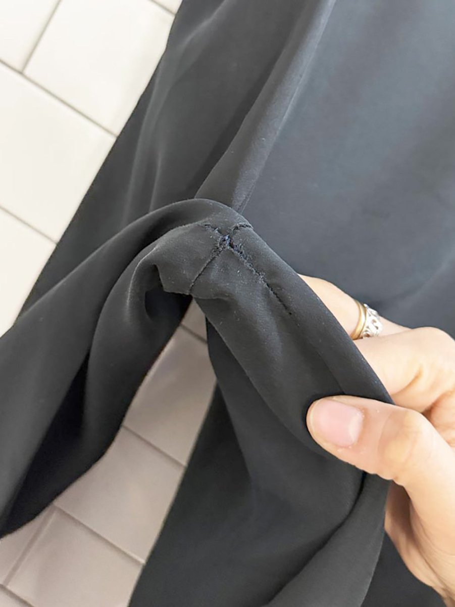 vintage style rite blouse full button poly blouse | made in Canada - good market thrift store