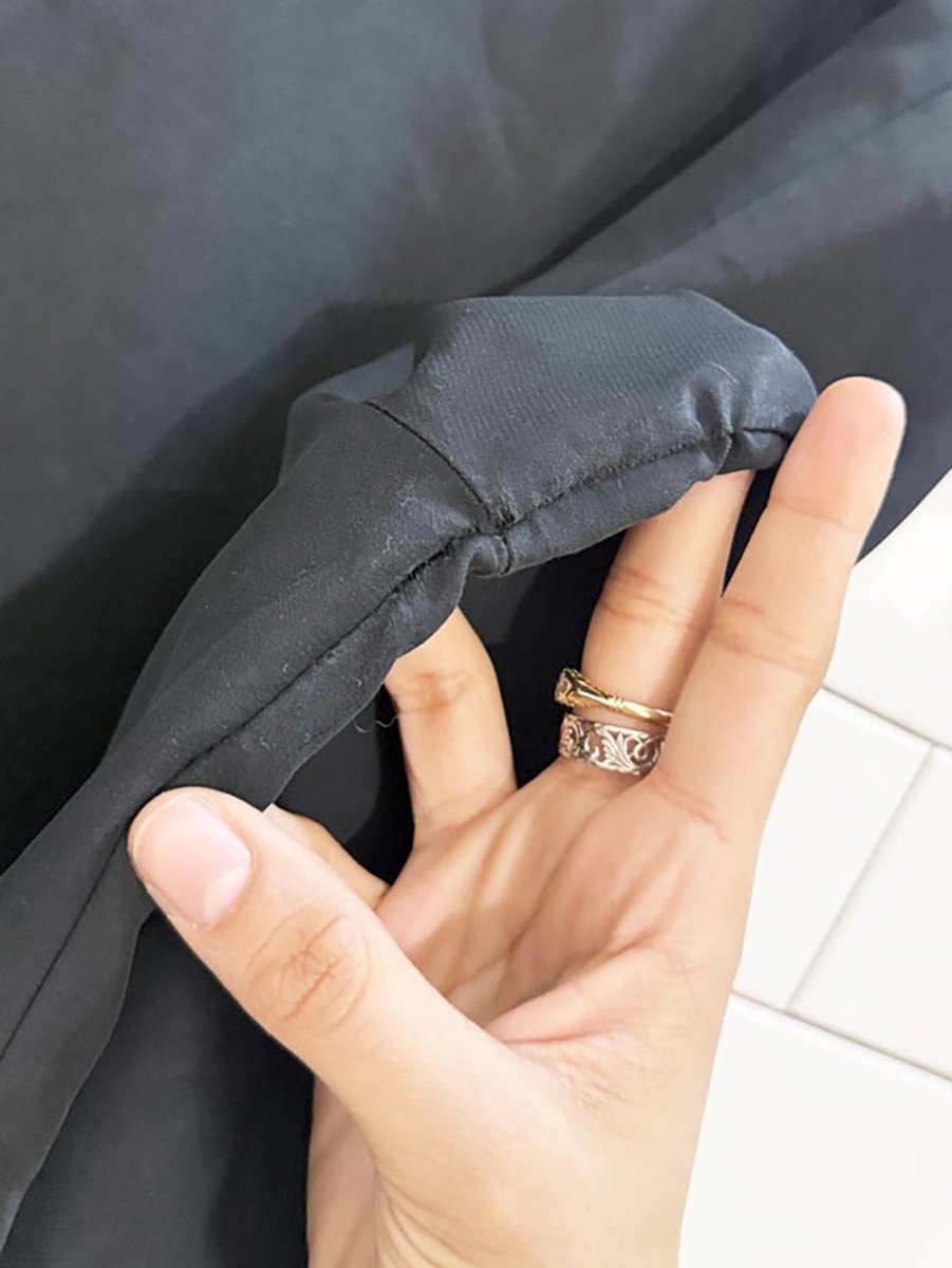 vintage style rite blouse full button poly blouse | made in Canada - good market thrift store