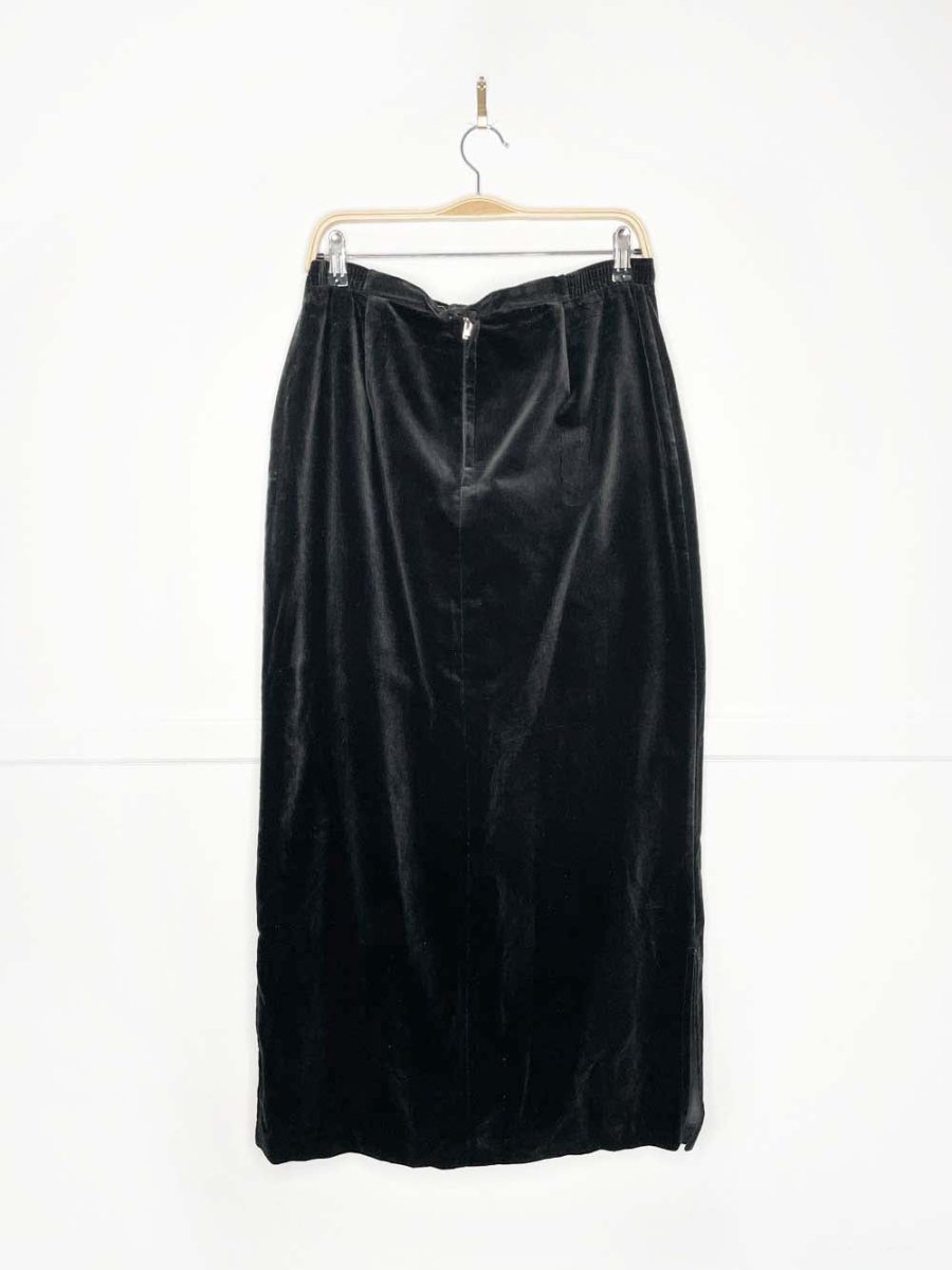 vintage tanfjay velvet maxi skirt - good market thrift store