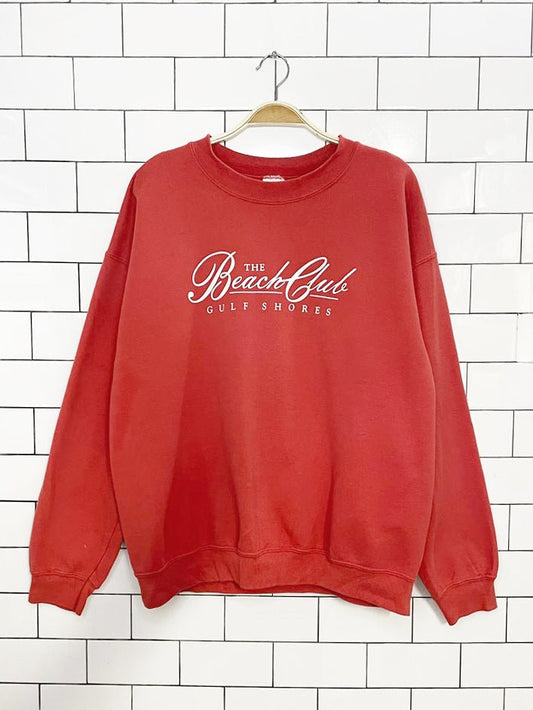 vintage the beach club gulf shores sweatshirt | gildan - good market thrift store