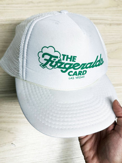 vintage the fitzgeralds card las vegas mesh trucker cap | headmost - good market thrift store