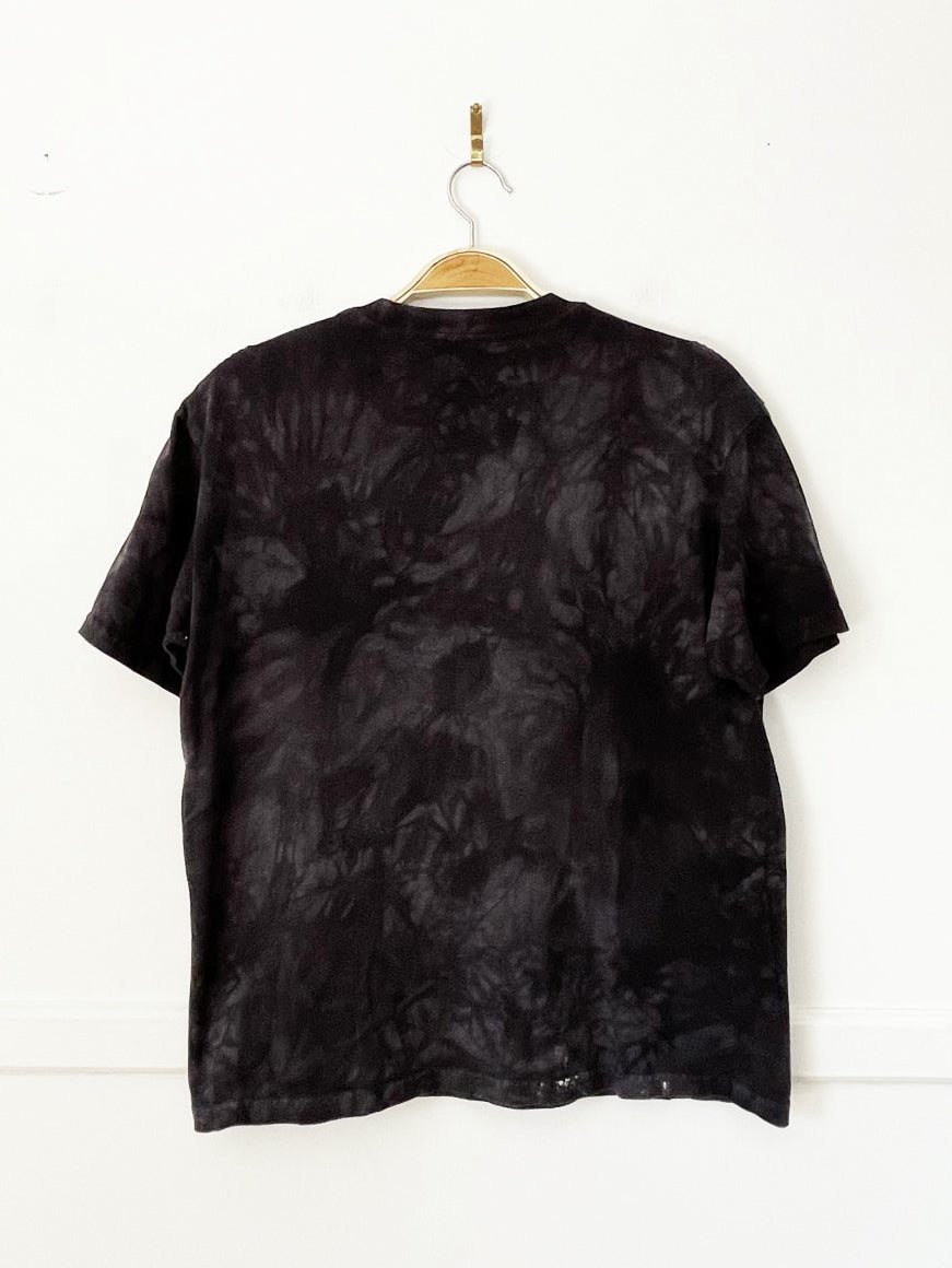 vintage the mountain cow face tie dye tee | made in USA - good market thrift store