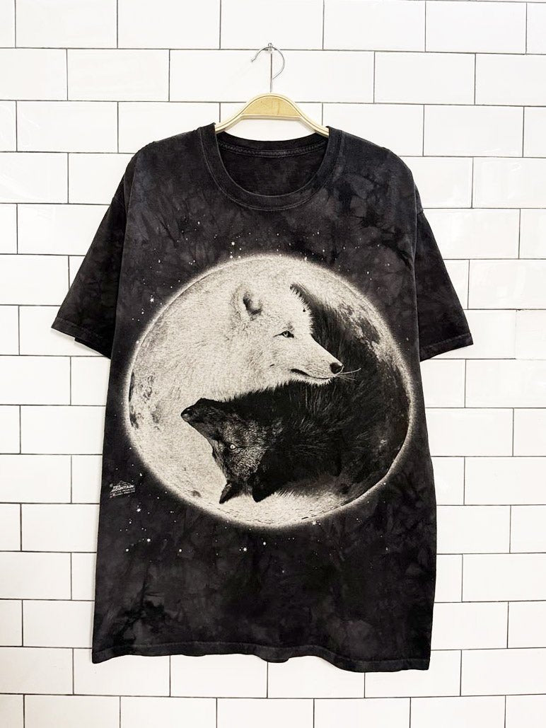 vintage the mountain wolf yin yang moon tee | michael mcgloin - good market thrift store