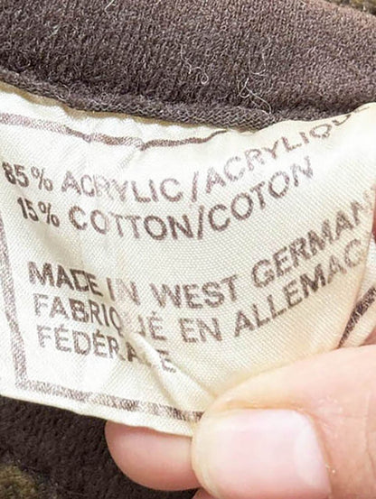 vintage tiger soft fleece camp blanket | made in West Germany - good market thrift store