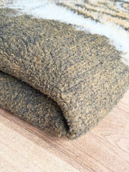 vintage tiger soft fleece camp blanket | made in West Germany - good market thrift store