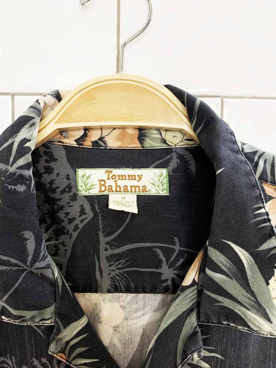 vintage tommy bahama 100% silk full button cabana shirt - good market thrift store