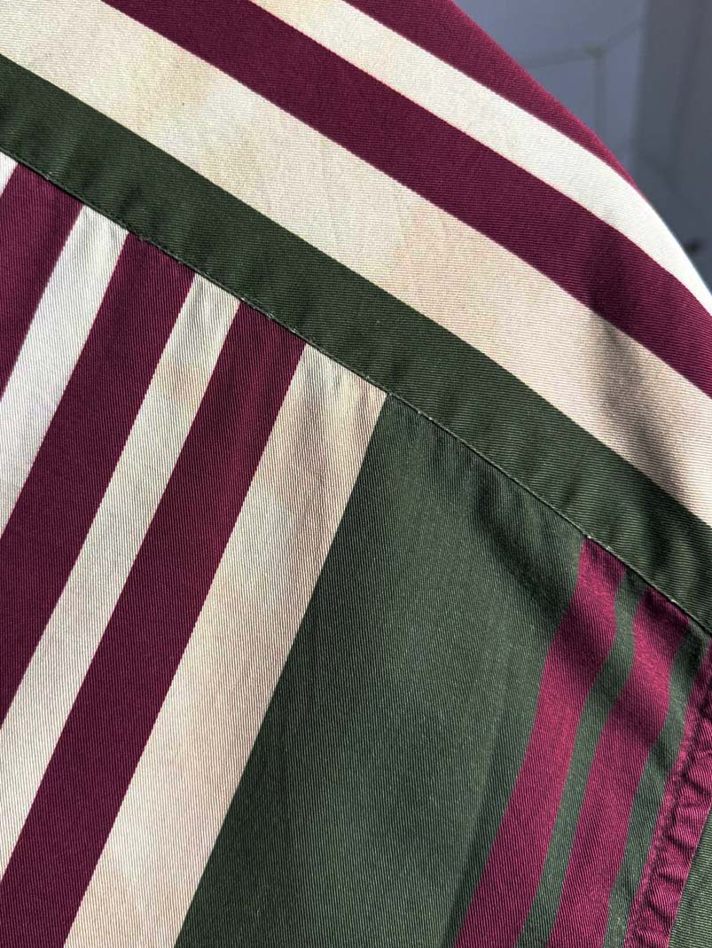 vintage tommy hilfiger crest pocket striped shirt - good market thrift store