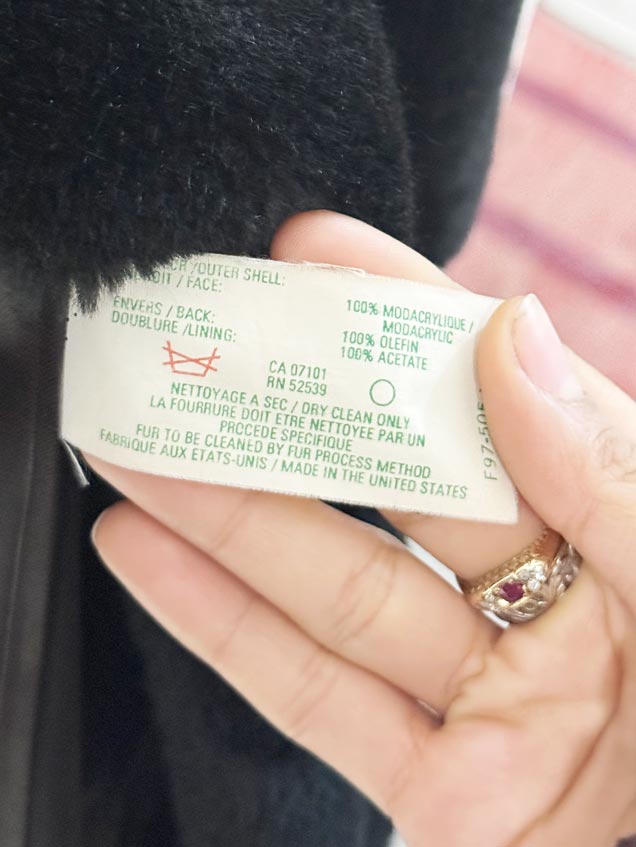 vintage utex faux fur plush teddy coat | made in USA - good market thrift store