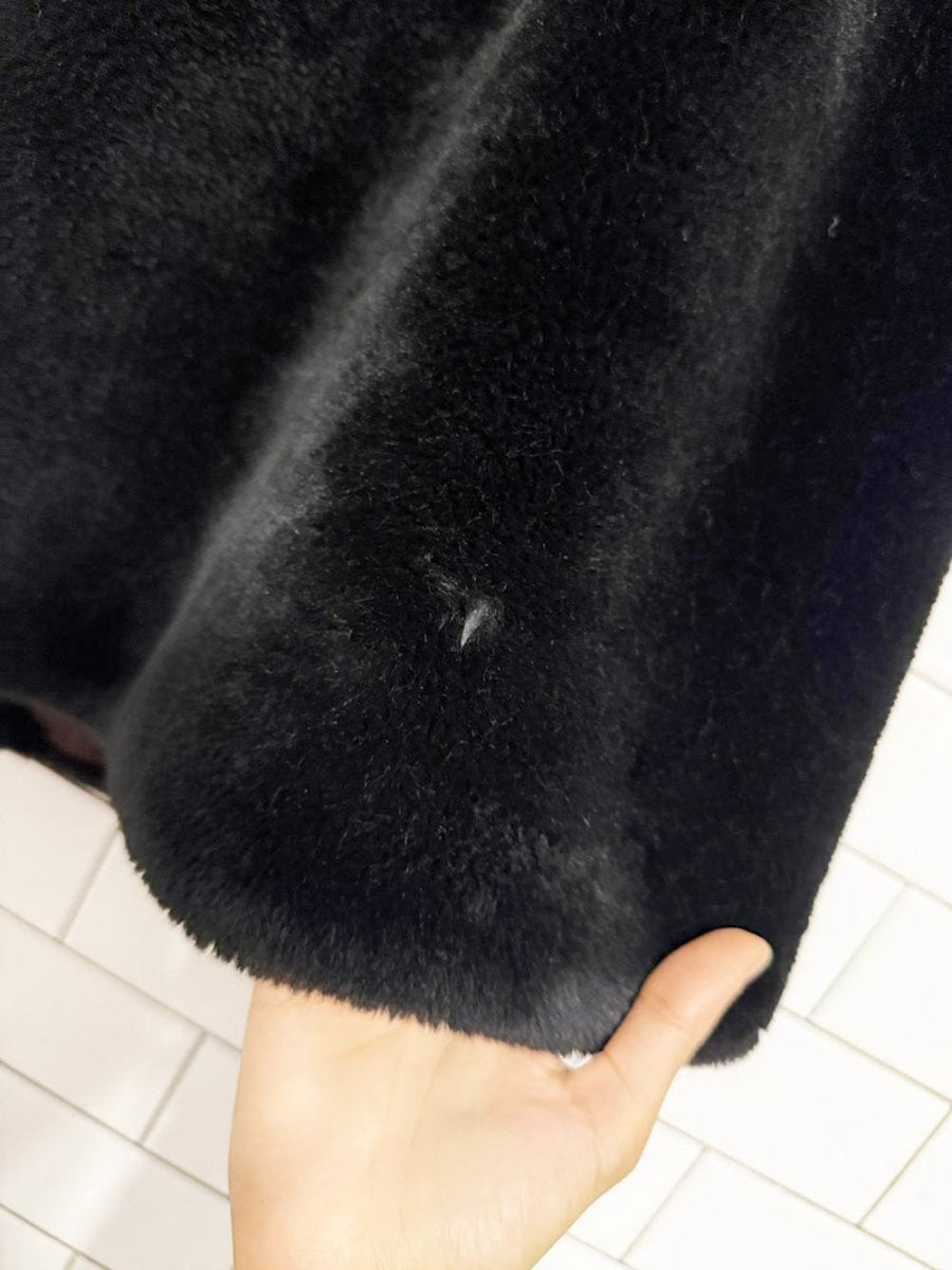 vintage utex faux fur plush teddy coat | made in USA - good market thrift store