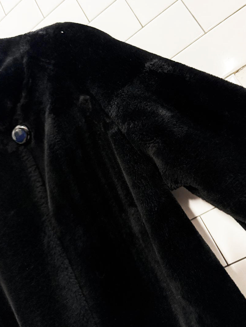 vintage utex faux fur plush teddy coat | made in USA - good market thrift store