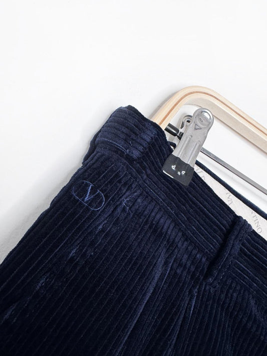 vintage valentino chunky cord pleated cinch waist trouser | made in Italy - good market thrift store
