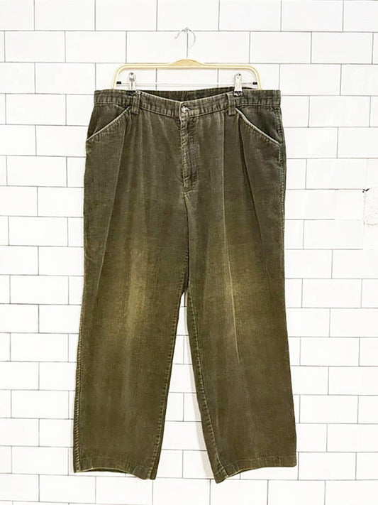 vintage van heusen chunky cord trousers - good market thrift store