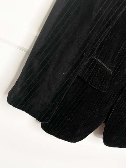 vintage velvet pin stripe blazer - good market thrift store