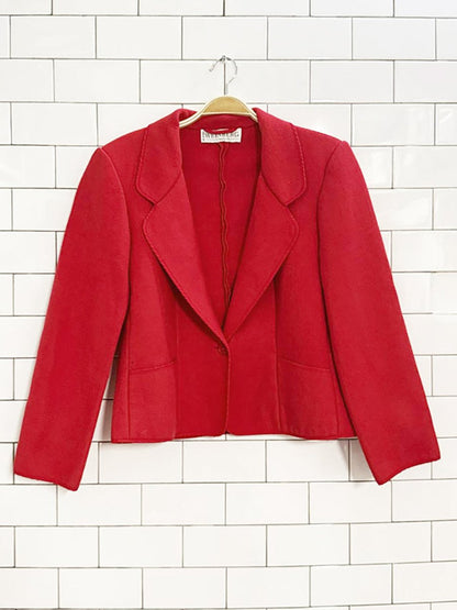 vintage weinberg paris wool - blend blazer | made in France - good market thrift store