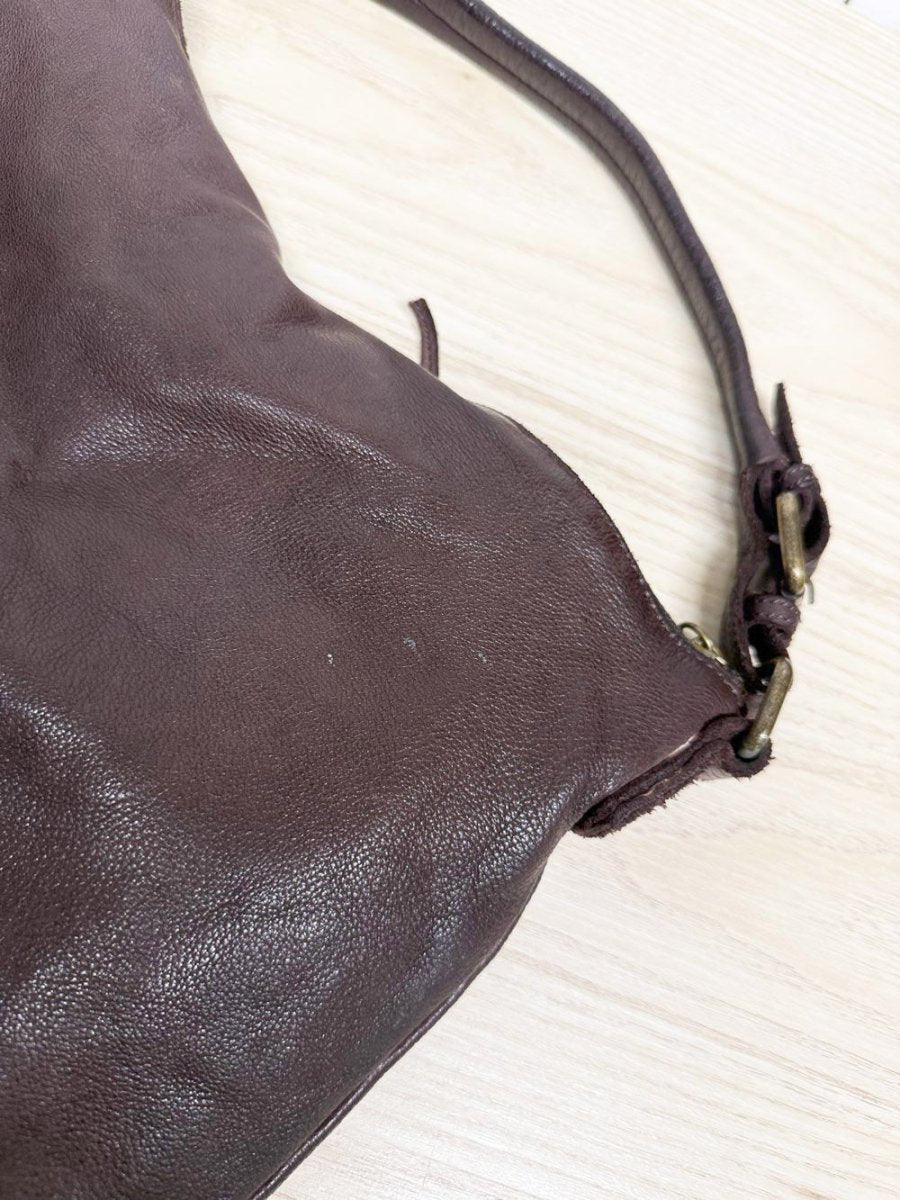 vintage wilson leather slouchy hobo shoulder bag - good market thrift store