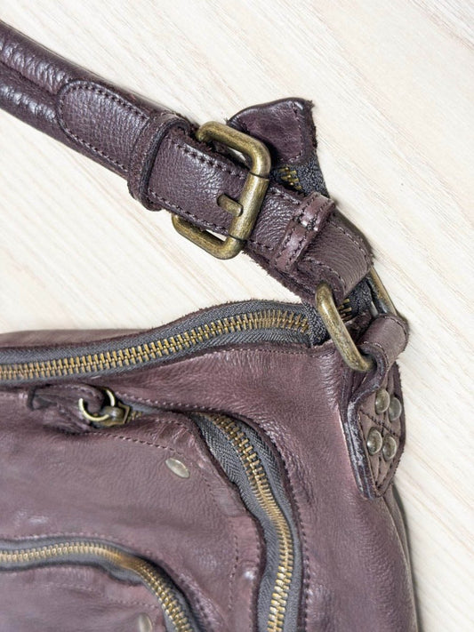 vintage wilson leather slouchy hobo shoulder bag - good market thrift store
