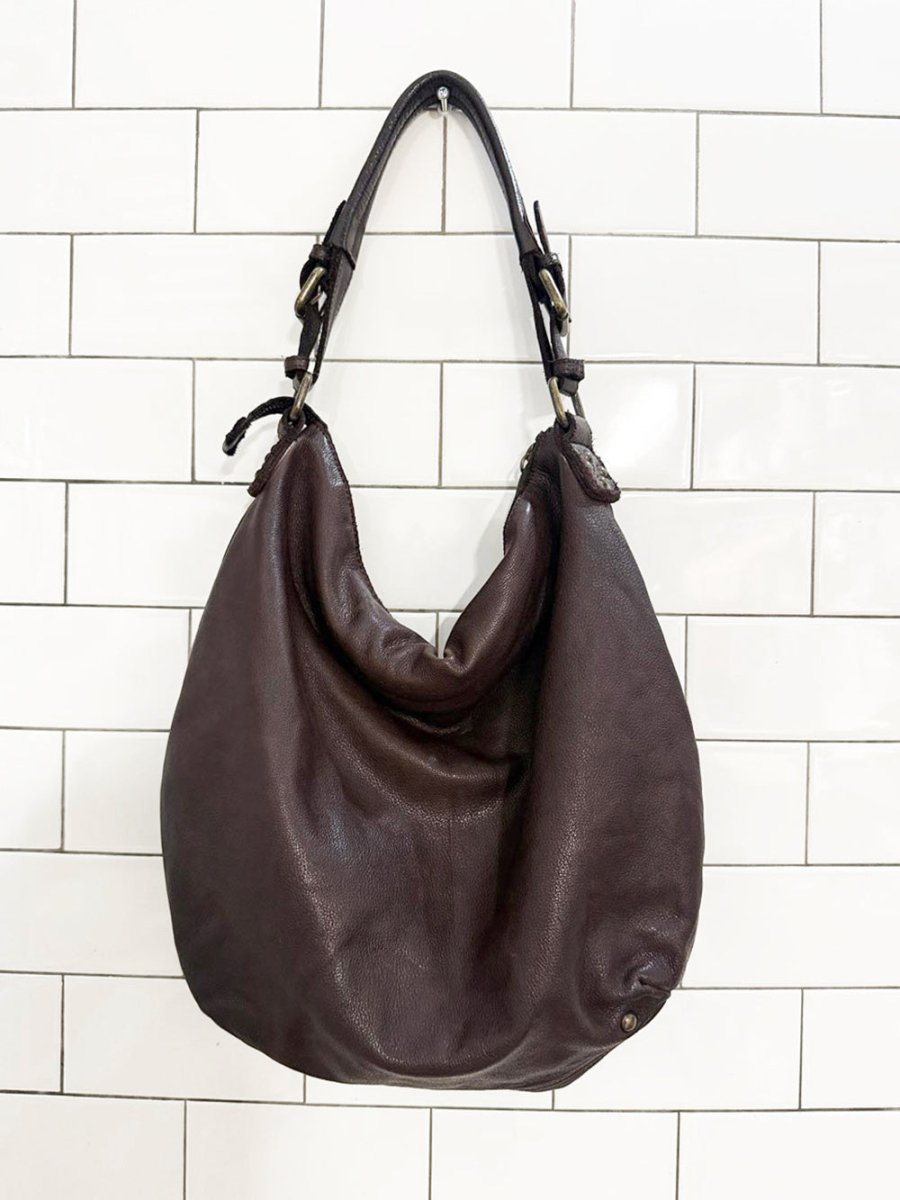 vintage wilson leather slouchy hobo shoulder bag - good market thrift store