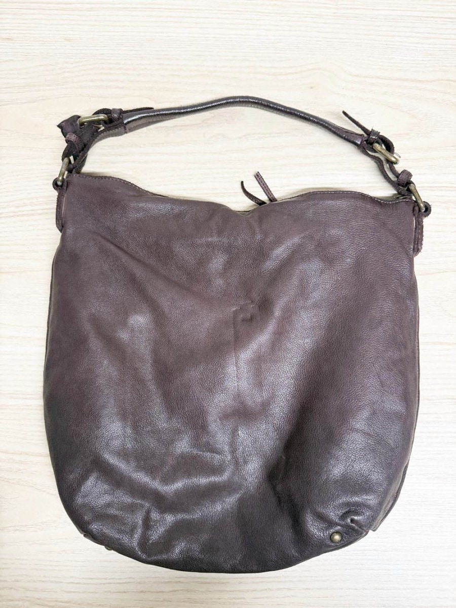 vintage wilson leather slouchy hobo shoulder bag - good market thrift store