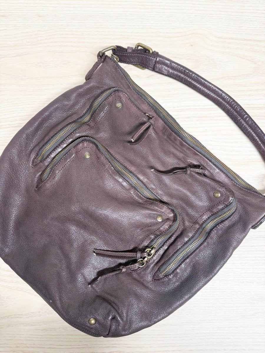 vintage wilson leather slouchy hobo shoulder bag - good market thrift store