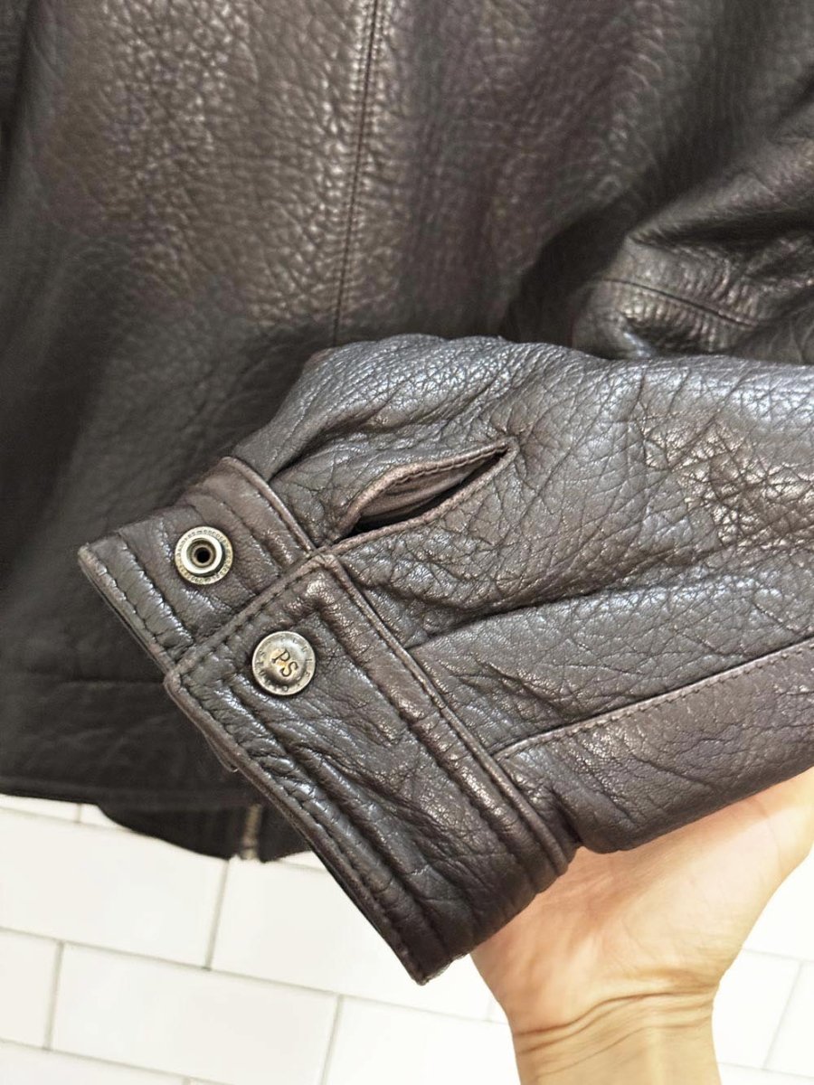 vintage wilsons heavy soft leather bomber jacket | pelle studio | thinsulate zip out liner - good market thrift store