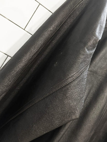 vintage wilson's leather pleated shoulder bomber jacket - good market thrift store