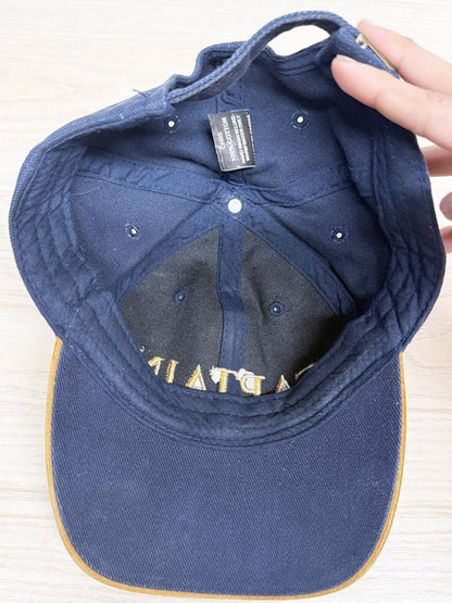 vintage winning spirit suede brim embroidered captain baseball cap - good market thrift store