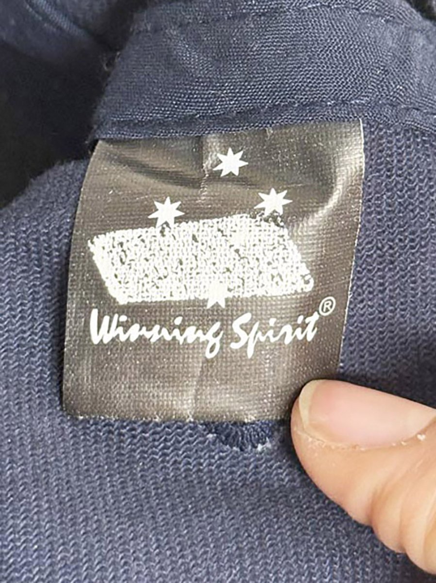 vintage winning spirit suede brim embroidered captain baseball cap - good market thrift store