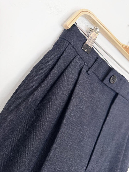 vintage wool-blend tailored bermuda short | rework - good market thrift store