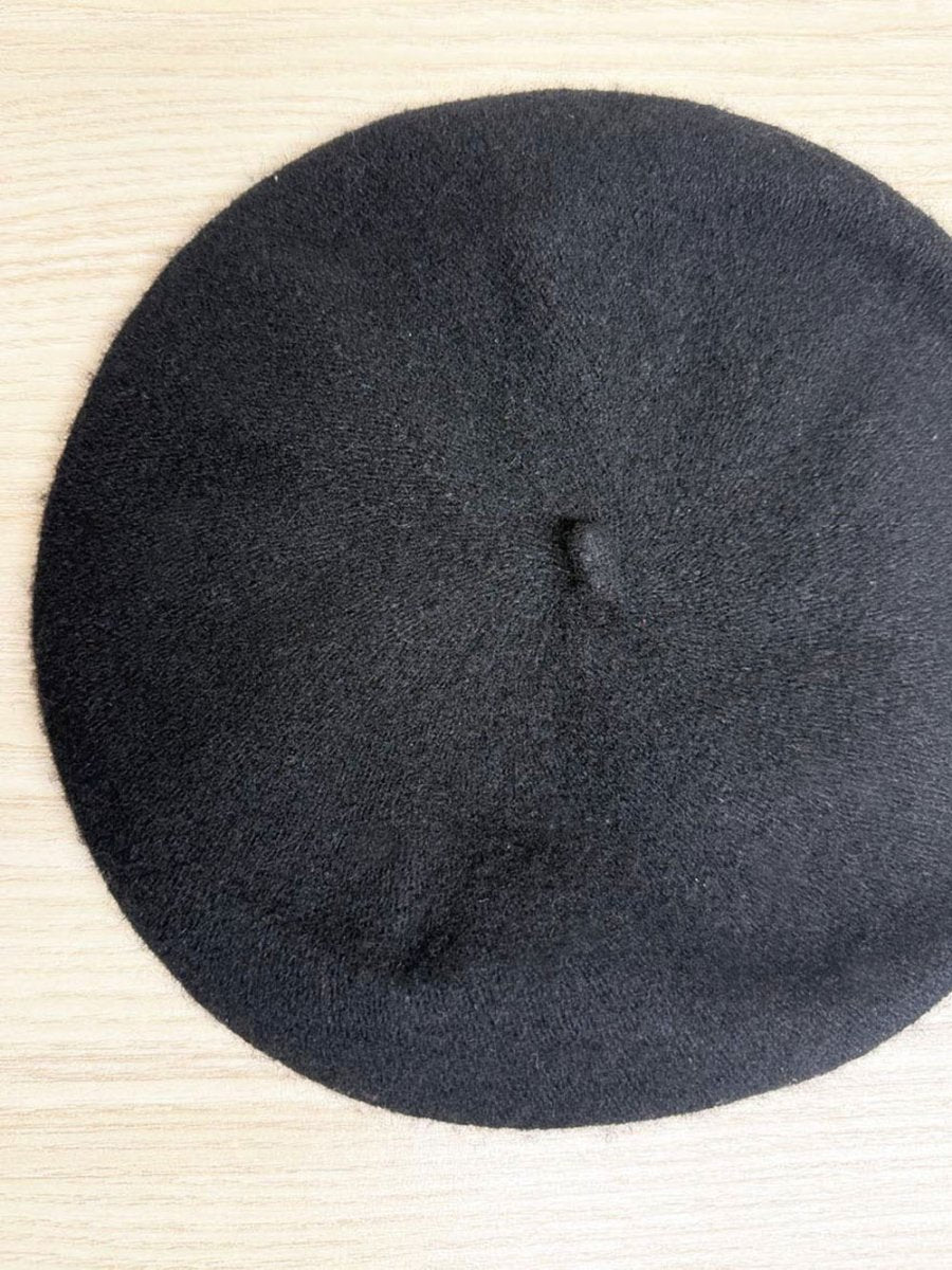 vintage wool french beret - good market thrift store