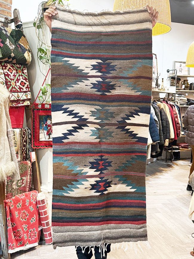 vintage wool kilim rug | runner - good market thrift store