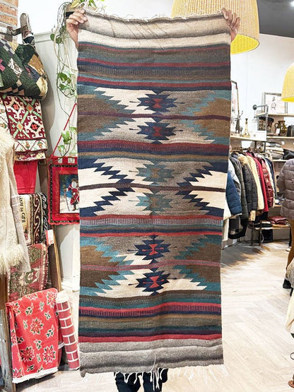 vintage wool kilim rug | runner - good market thrift store