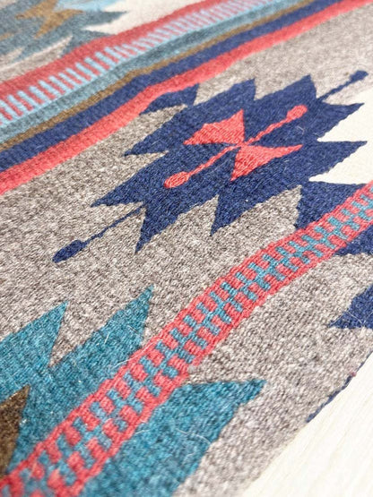 vintage wool kilim rug | runner - good market thrift store