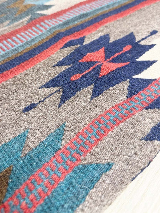 vintage wool kilim rug | runner - good market thrift store