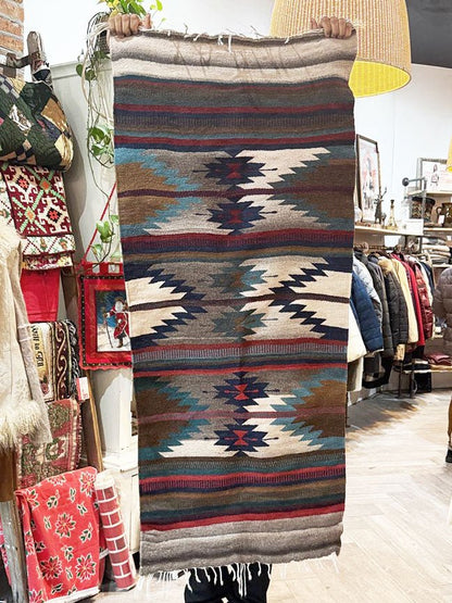 vintage wool kilim rug | runner - good market thrift store