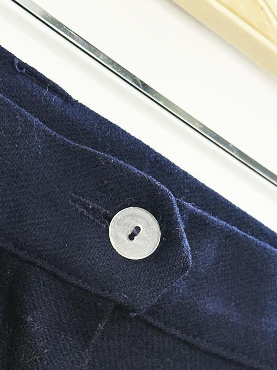 vintage wool serval zipper mini skirt - good market thrift store