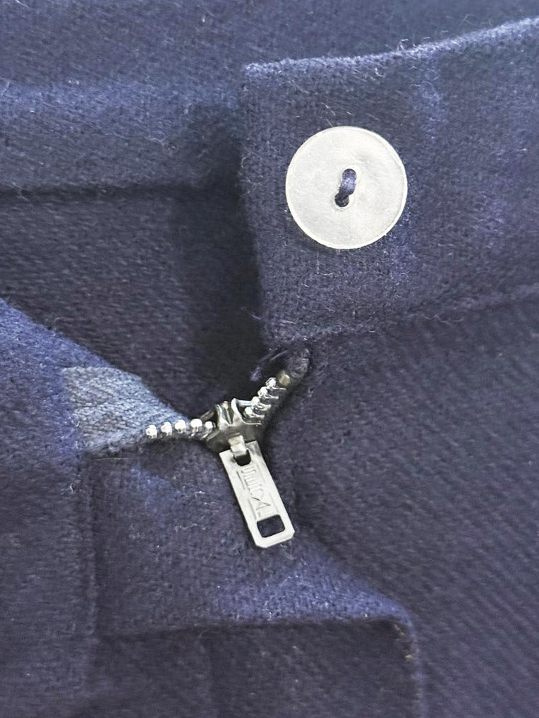 vintage wool serval zipper mini skirt - good market thrift store