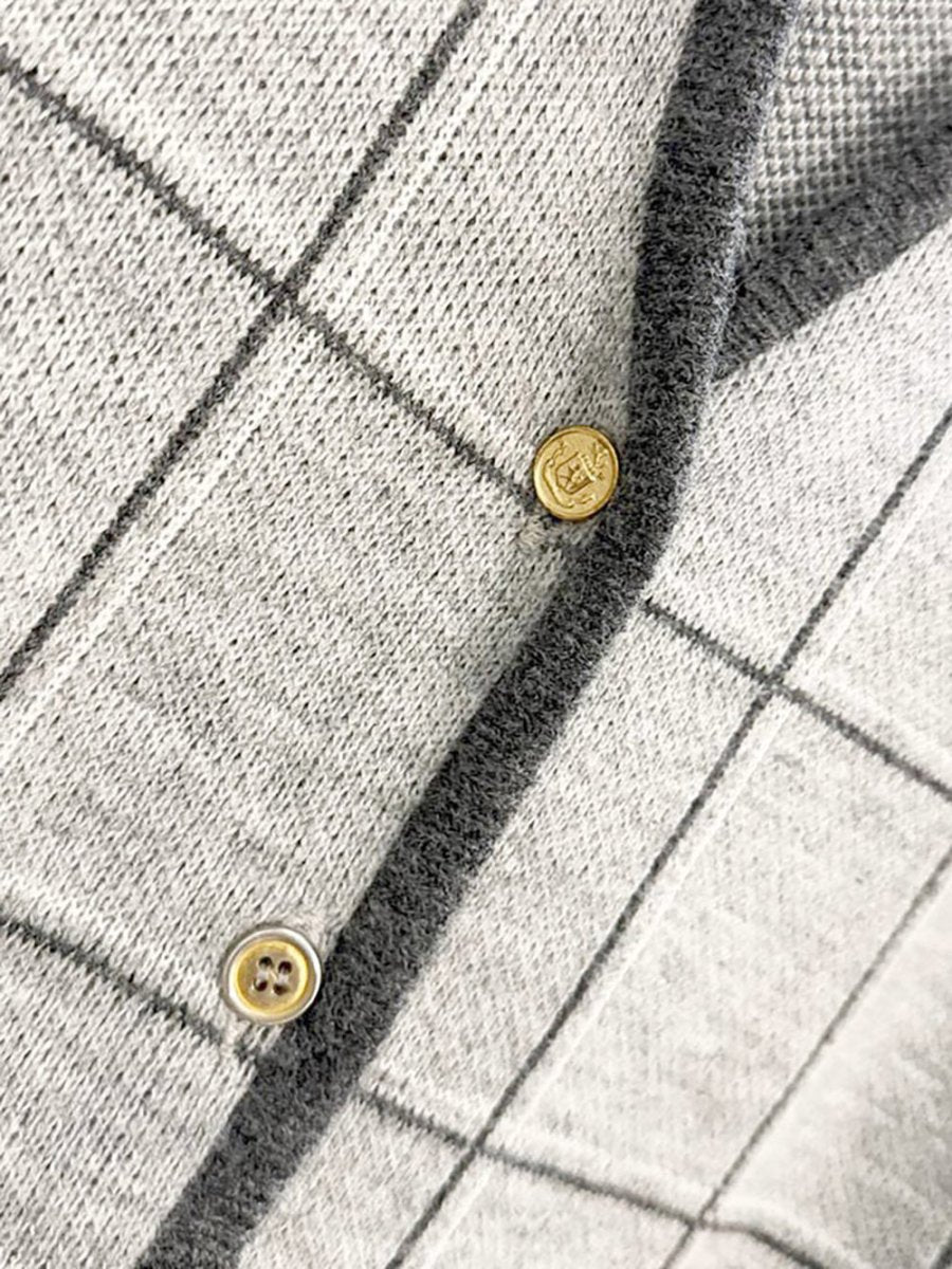 vintage wool window pocket knit vest - good market thrift store