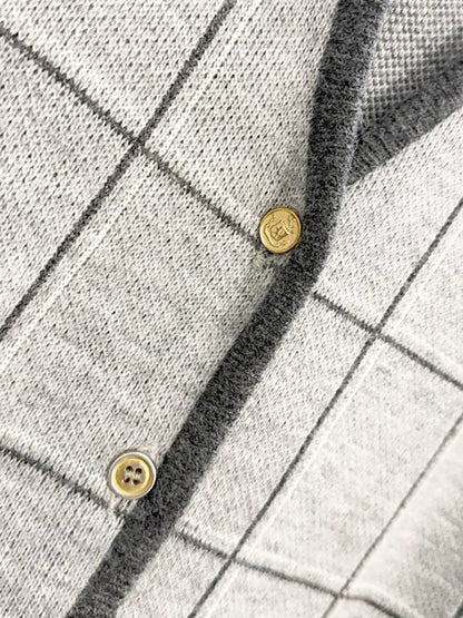 vintage wool window pocket knit vest - good market thrift store