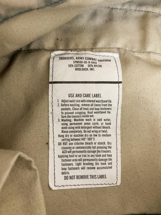 vintage woolrich military issue geo - camo cargo pants - good market thrift store