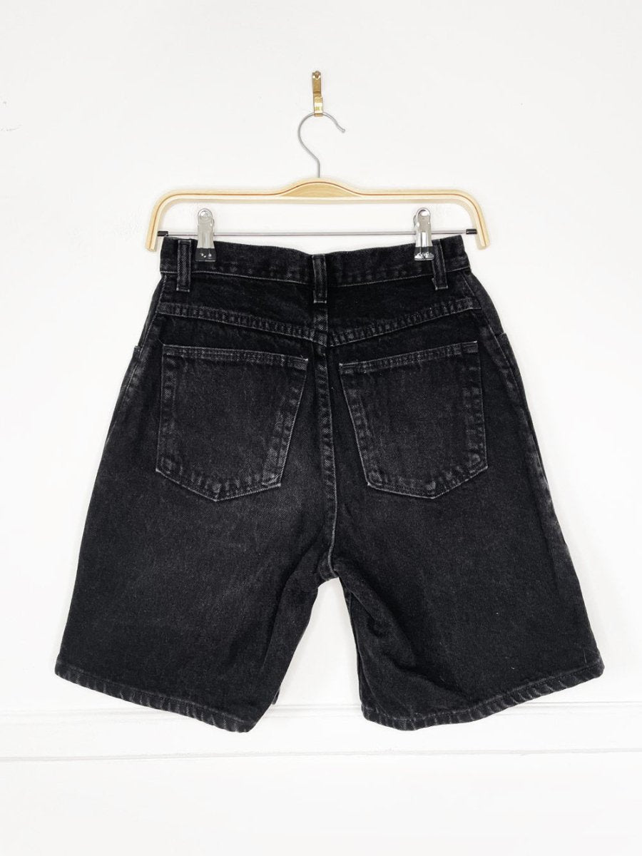 vintage wrangler high rise long denim short - good market thrift store