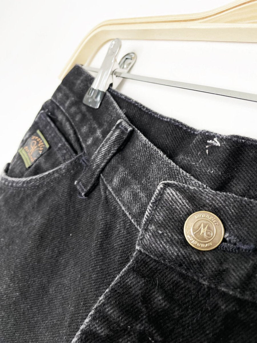 vintage wrangler high rise long denim short - good market thrift store
