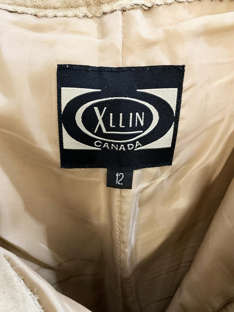 vintage xllin suede casual pant | unlined - good market thrift store