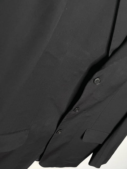 vintage YSL 100% wool navy blazer - good market thrift store