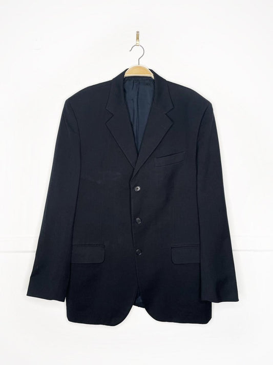 vintage YSL 100% wool navy blazer - good market thrift store