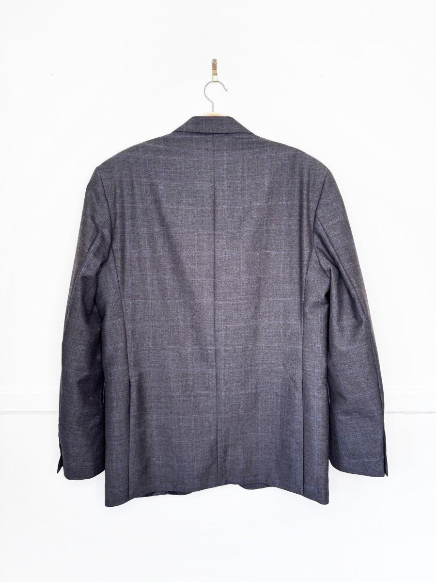vintage YSL 100% wool windowpane blazer | made in Italy - good market thrift store